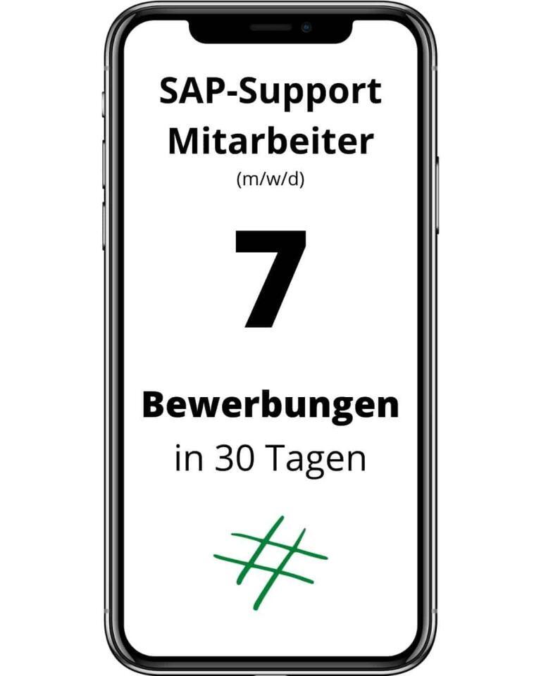 Bewerbungen SAP-Support Mitarbeiter